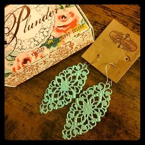 NEW Turquoise Filigree Earrings